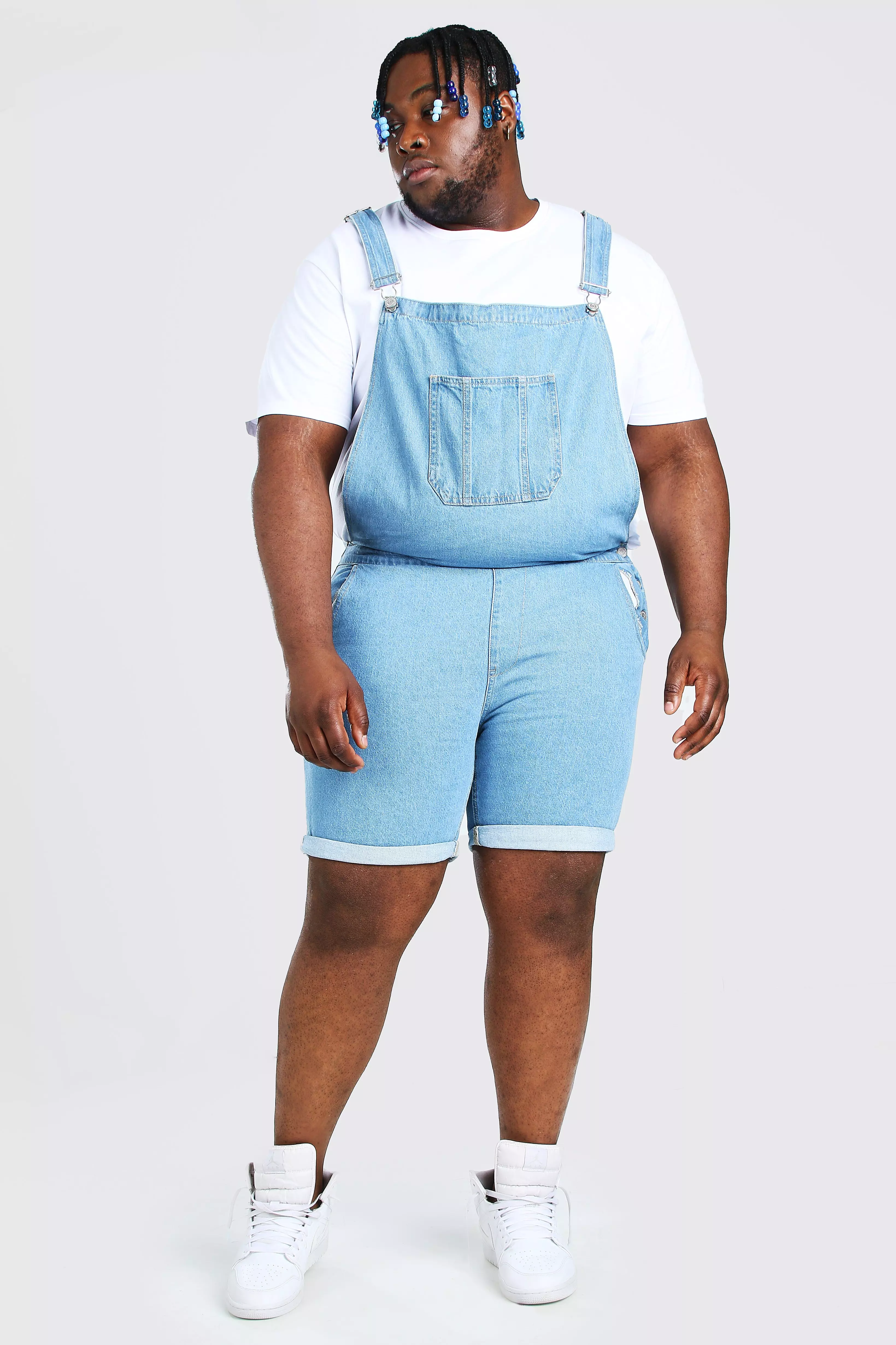 Short fashion jean overalls